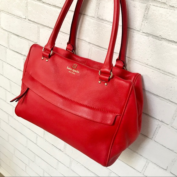 kate spade Handbags - Kate Spade Leather Satchel Bag Shelby Grand Park